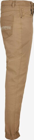 SOUTHPOLE Tapered Pants in Beige