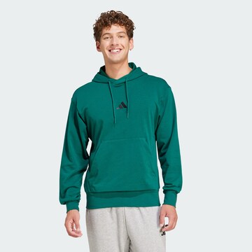 ADIDAS SPORTSWEAR Αθλητική μπλούζα φούτερ 'Essentials Feelcozy' σε πράσινο: μπροστά