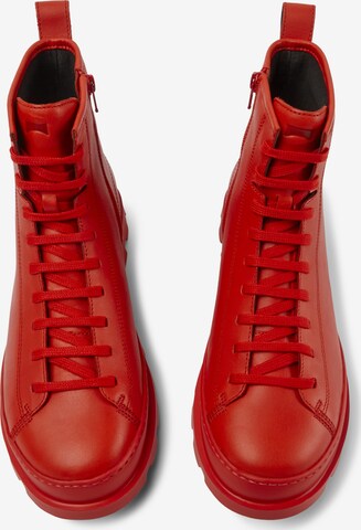 Bottines à lacets 'Brutus' CAMPER en rouge