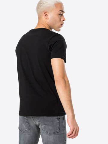 T-Shirt 'Inlay' ALPHA INDUSTRIES en noir