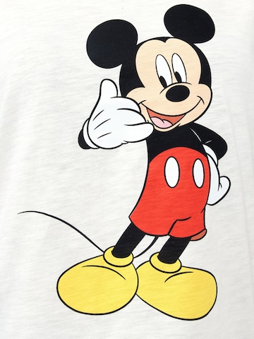 Recovered Tričko 'Mickey Mouse Phone' - Béžová