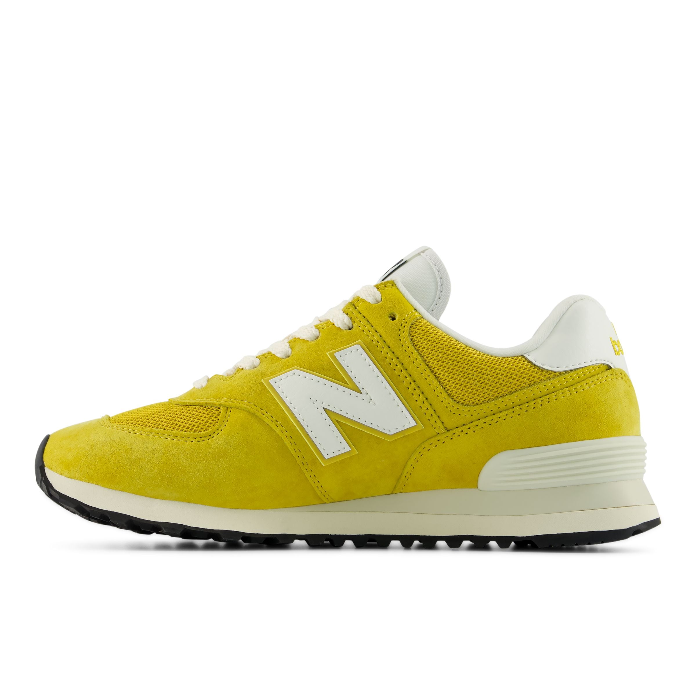 Sneaker bassa '574' di new balance in giallo: frontale