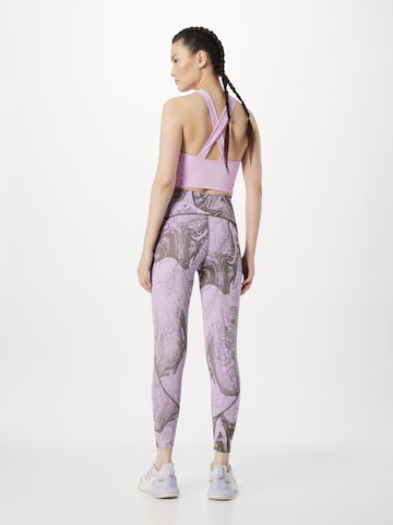 ADIDAS BY STELLA MCCARTNEY Skinny Spodnie sportowe 'Truepurpose' w kolorze fioletowy