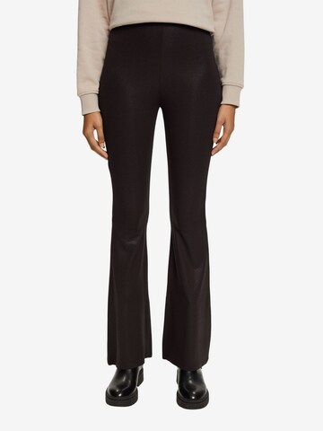 ESPRIT Flared Pants in Brown: front