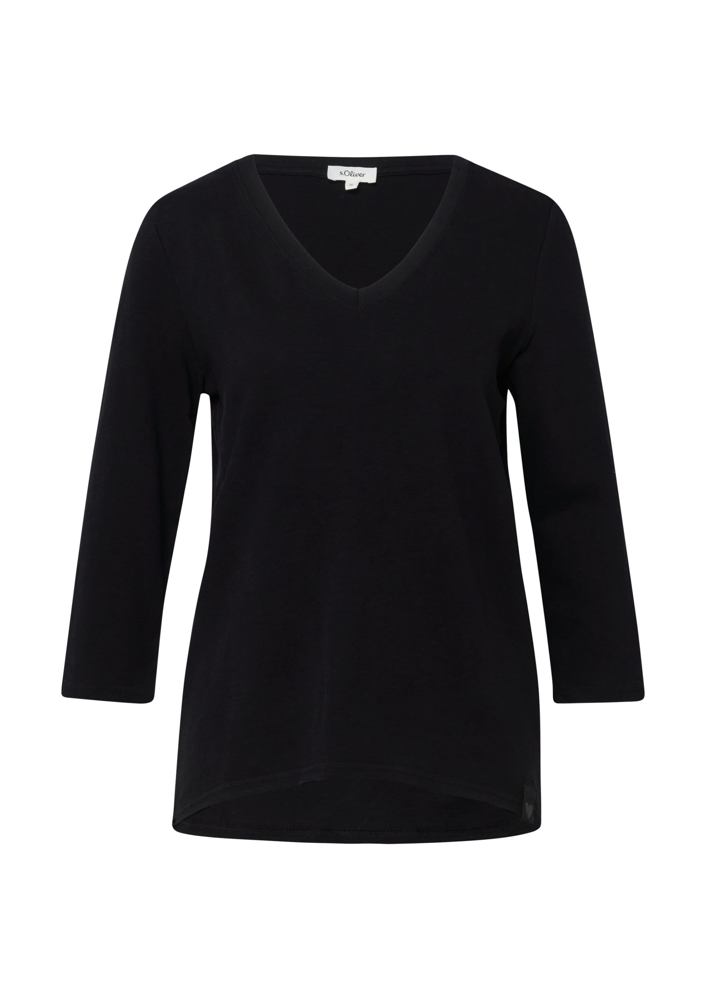 T-shirt s.Oliver en noir : devant