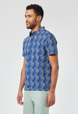 4funkyflavours - Ajuste regular Camisa 'it RunsThrough Me' en azul