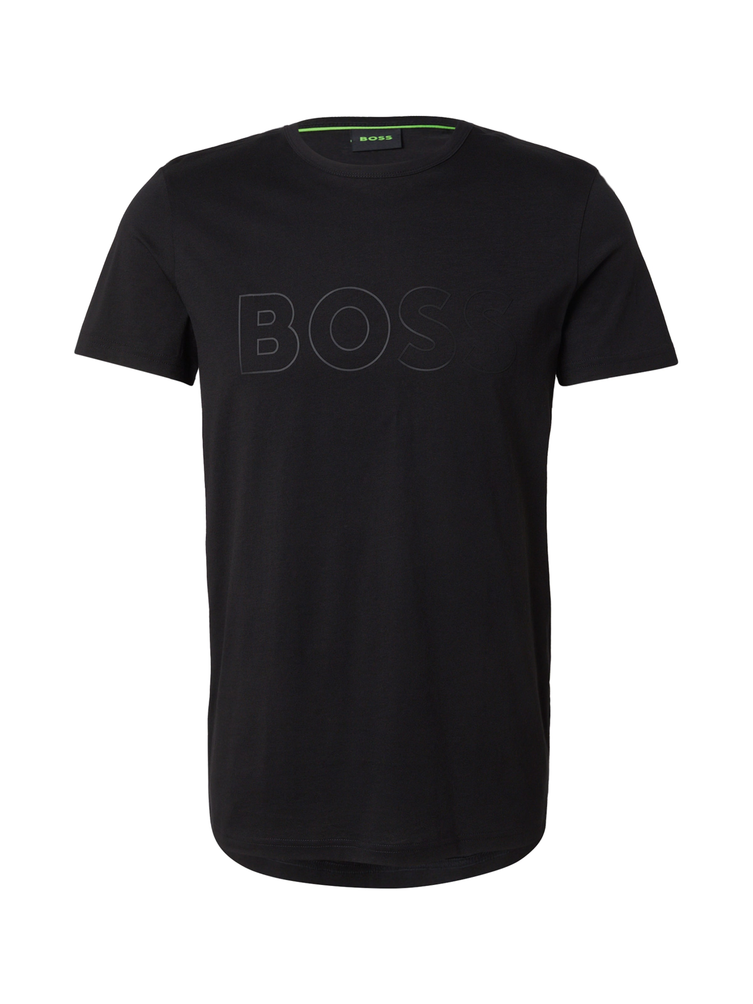 BOSS T-Shirt 'Teebo_N' in Schwarz: Vorderseite