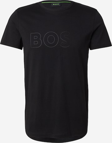 BOSS Green Shirt 'Teebo_N' in Black: front