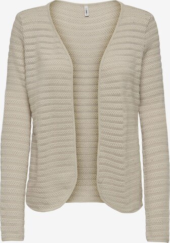 ONLY Gebreid vest 'CRYSTAL' in Beige: voorkant