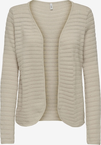 ONLY Knit Cardigan 'CRYSTAL' in Beige: front