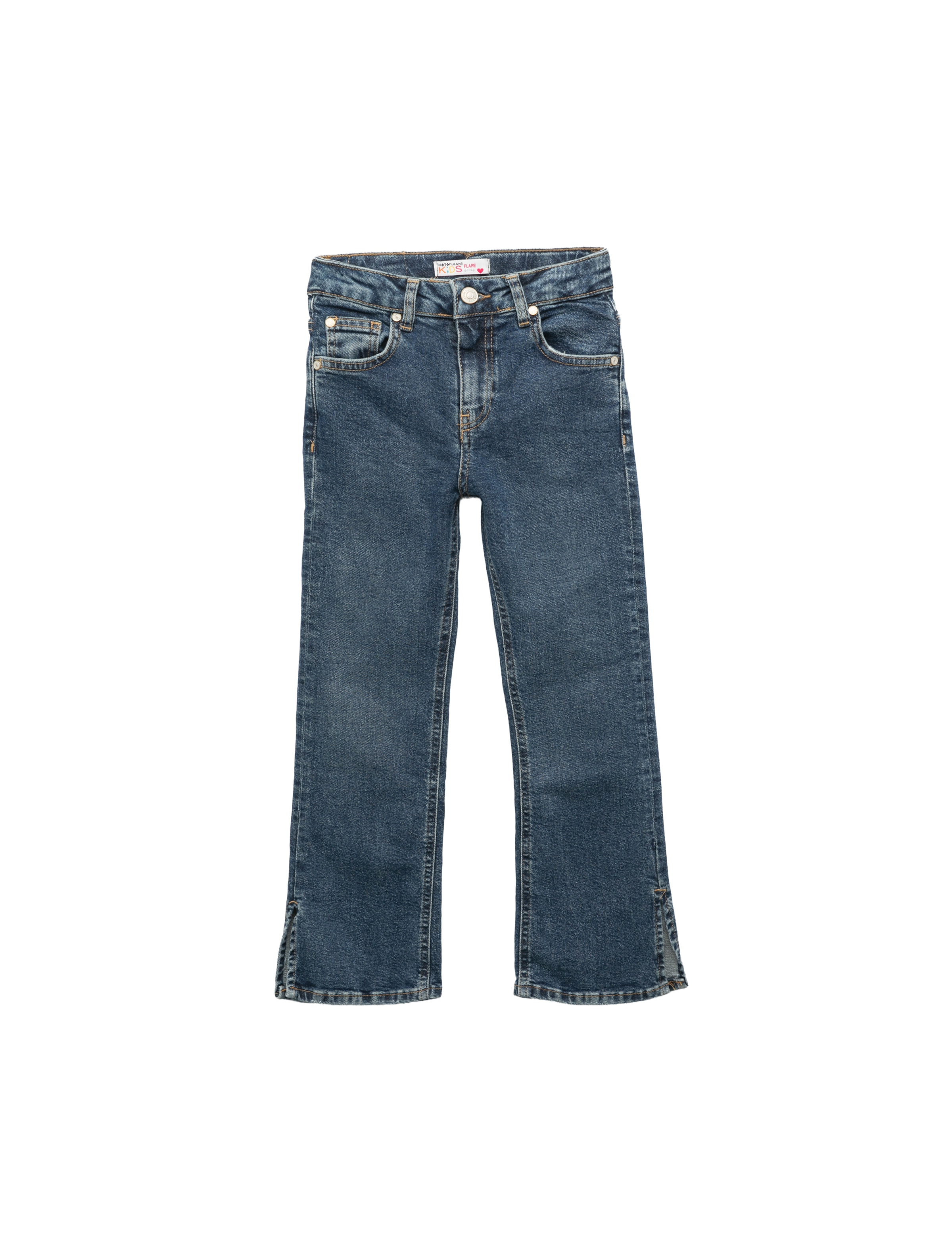 Koton Flared Jeans in Blue: front