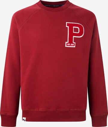 Pepe Jeans Sweatshirt 'PIKE' in Rot: predná strana
