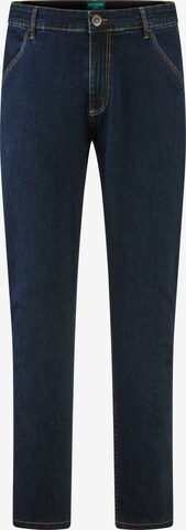 Boston Park Slimfit Jeans in Blauw: voorkant