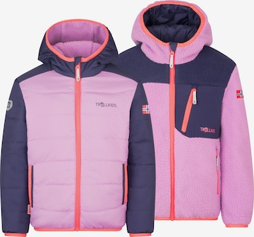 TROLLKIDS Outdoor jacket in Purple: front
