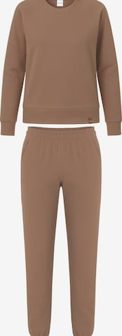 Vivisence Jogginganzug '9204 Set' in Beige: Vorderseite