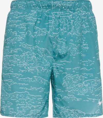 NIKE Workout Pants 'Challenger' in Turquoise / White, Item view