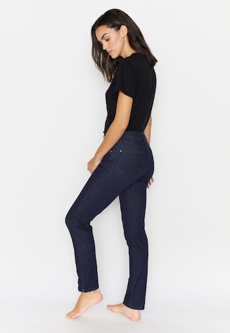 Angels Slimfit Straight-Leg Jeans in Blau