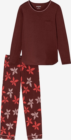 SCHIESSER Pyjama ' Comfort Nightwear ' in Orange: Vorderseite