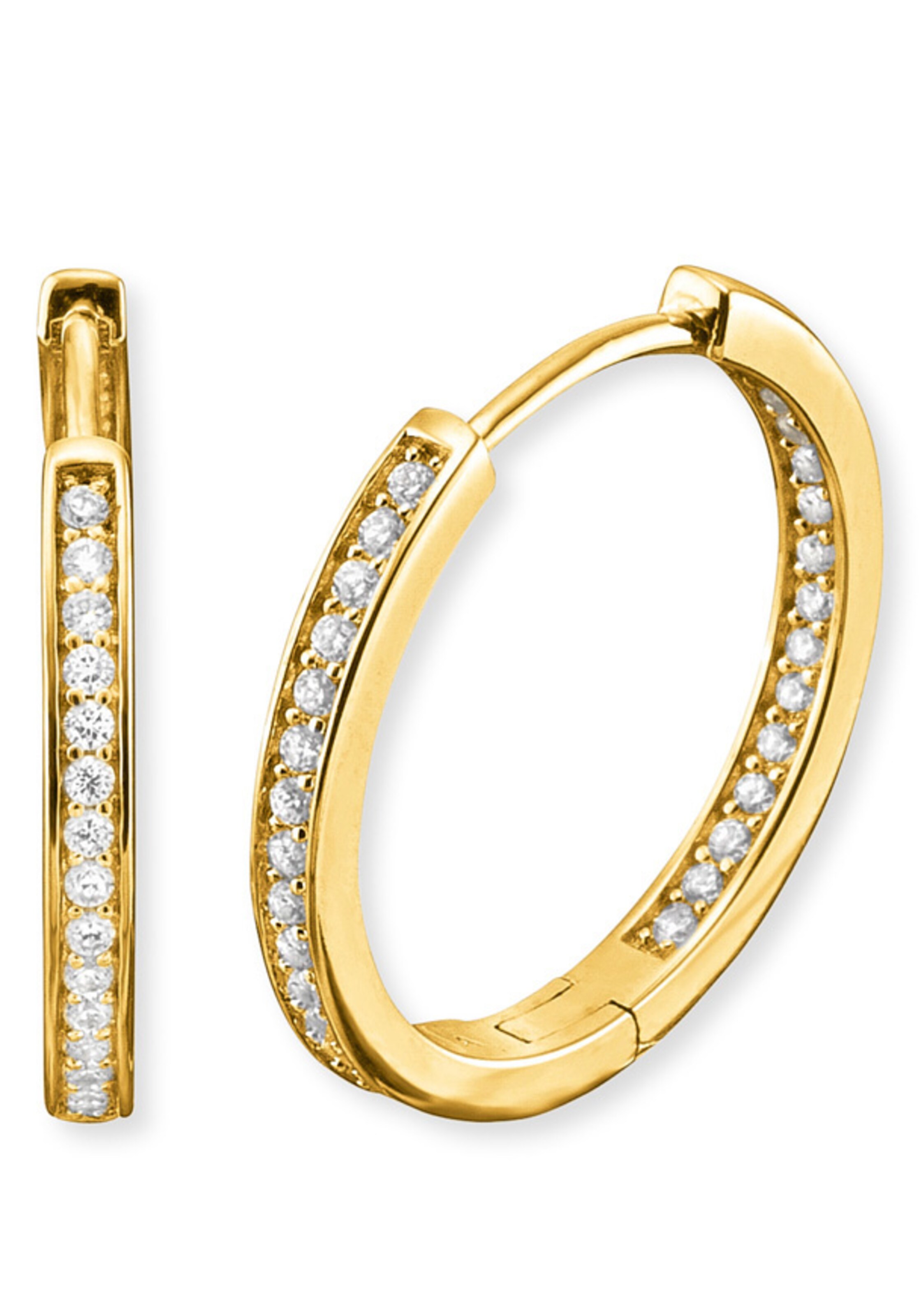 Engelsrufer Earrings in Gold: front