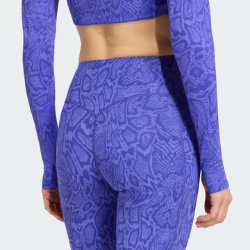 ADIDAS PERFORMANCE Skinny Sportbyxa 'Optime PrimeLift' i lila