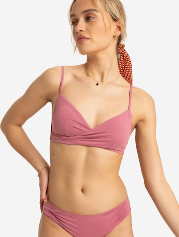 Hauts de bikini 'Beach Classics' ROXY en rose : devant