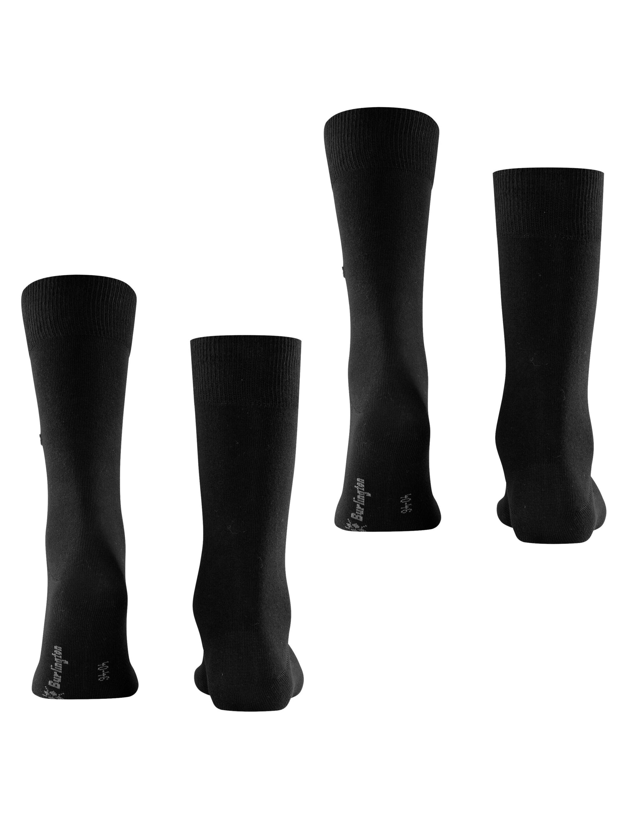 BURLINGTON Socks 'Everyday 2-Pack' in Black