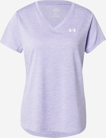 Maglia funzionale 'Twist' di UNDER ARMOUR in lilla: frontale