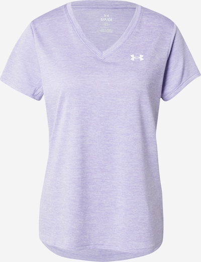Sportiniai marškinėliai 'Twist' iš UNDER ARMOUR, spalva – rausvai violetinė / balta, Prekių apžvalga