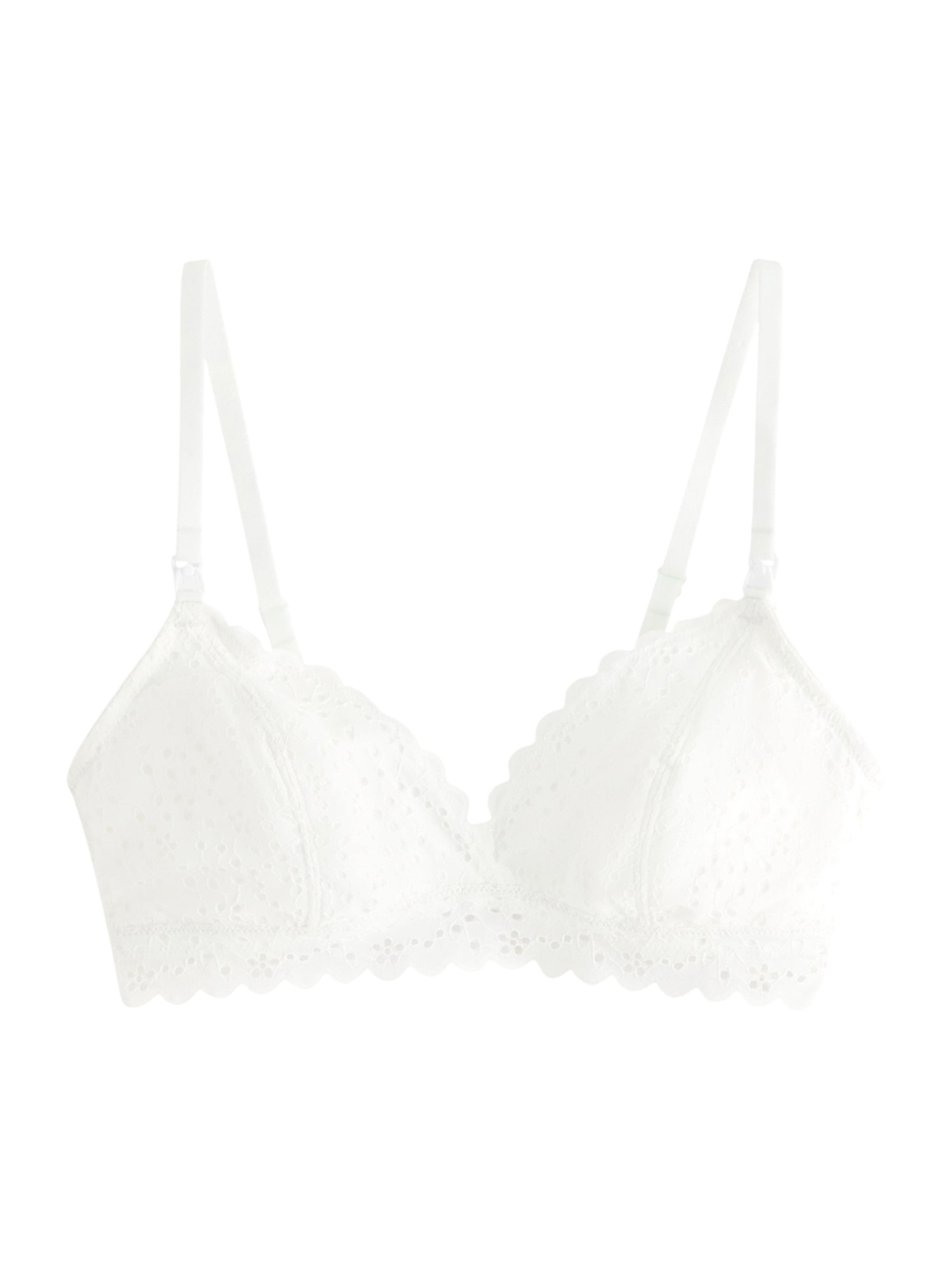 balta Lindex Maternity Trikampė Liemenėlė: priekis