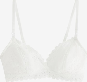 balta Lindex Maternity Trikampė Liemenėlė: priekis