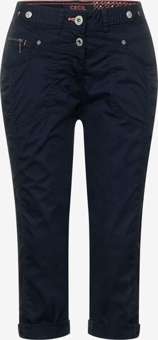 Pantalon CECIL en bleu : devant