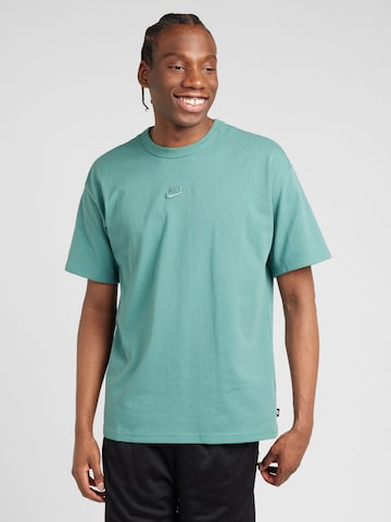 Nike Sportswear Shirt 'Essential' in Green: front