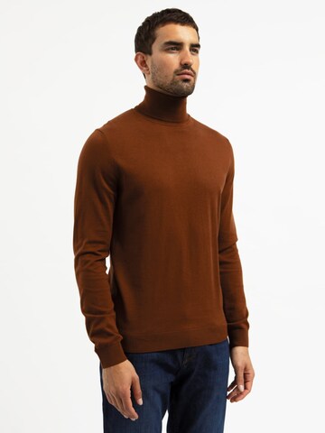 ARMEDANGELS Regular fit Sweater 'Glaan' in Brown: front