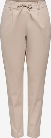 Pantalon à pince 'ONLPoptrash-Biana' ONLY en beige : devant