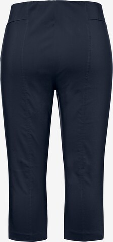 Ulla Popken Slimfit Broek in Blauw