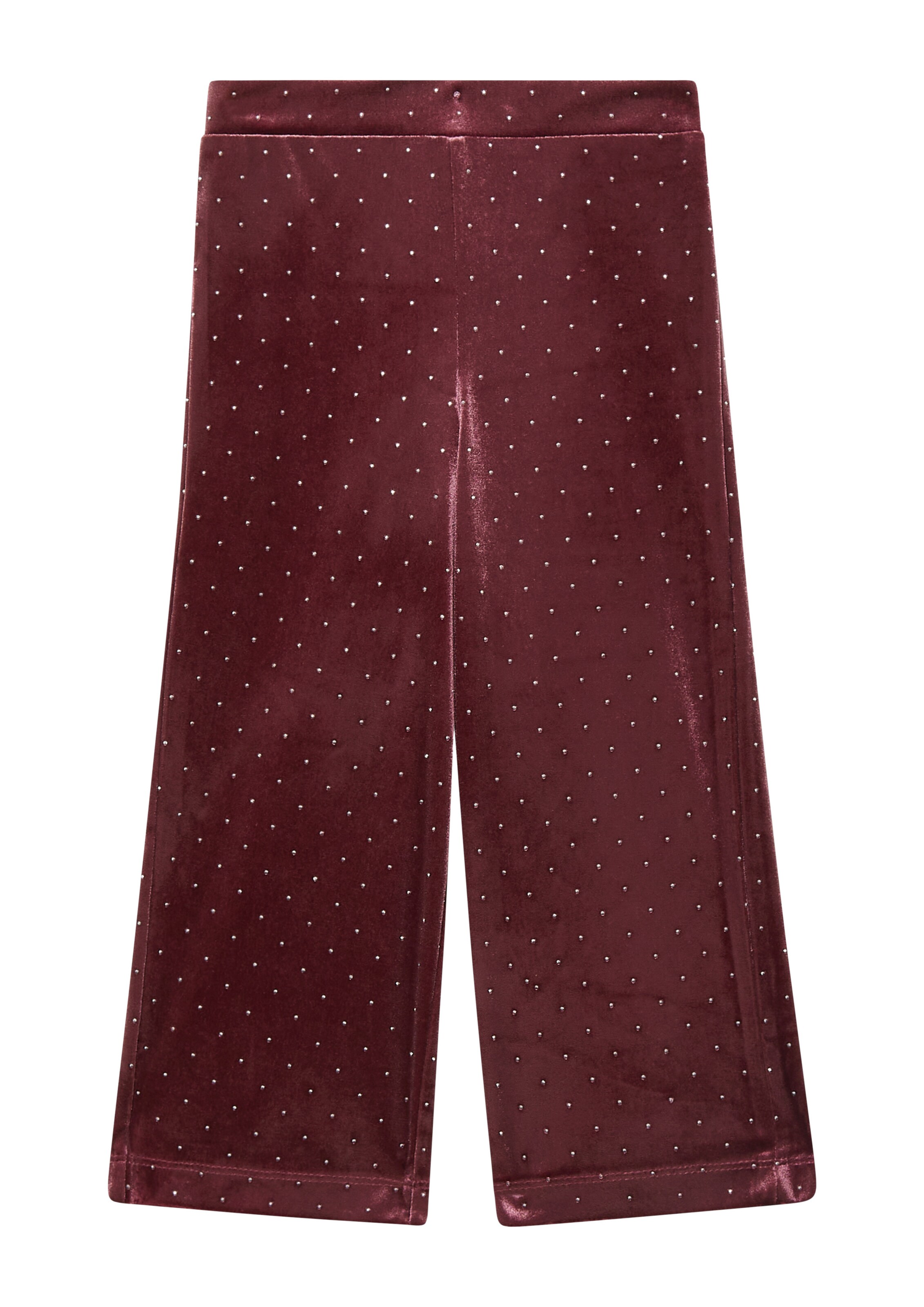 s.Oliver Wide leg Broek in Rood: voorkant