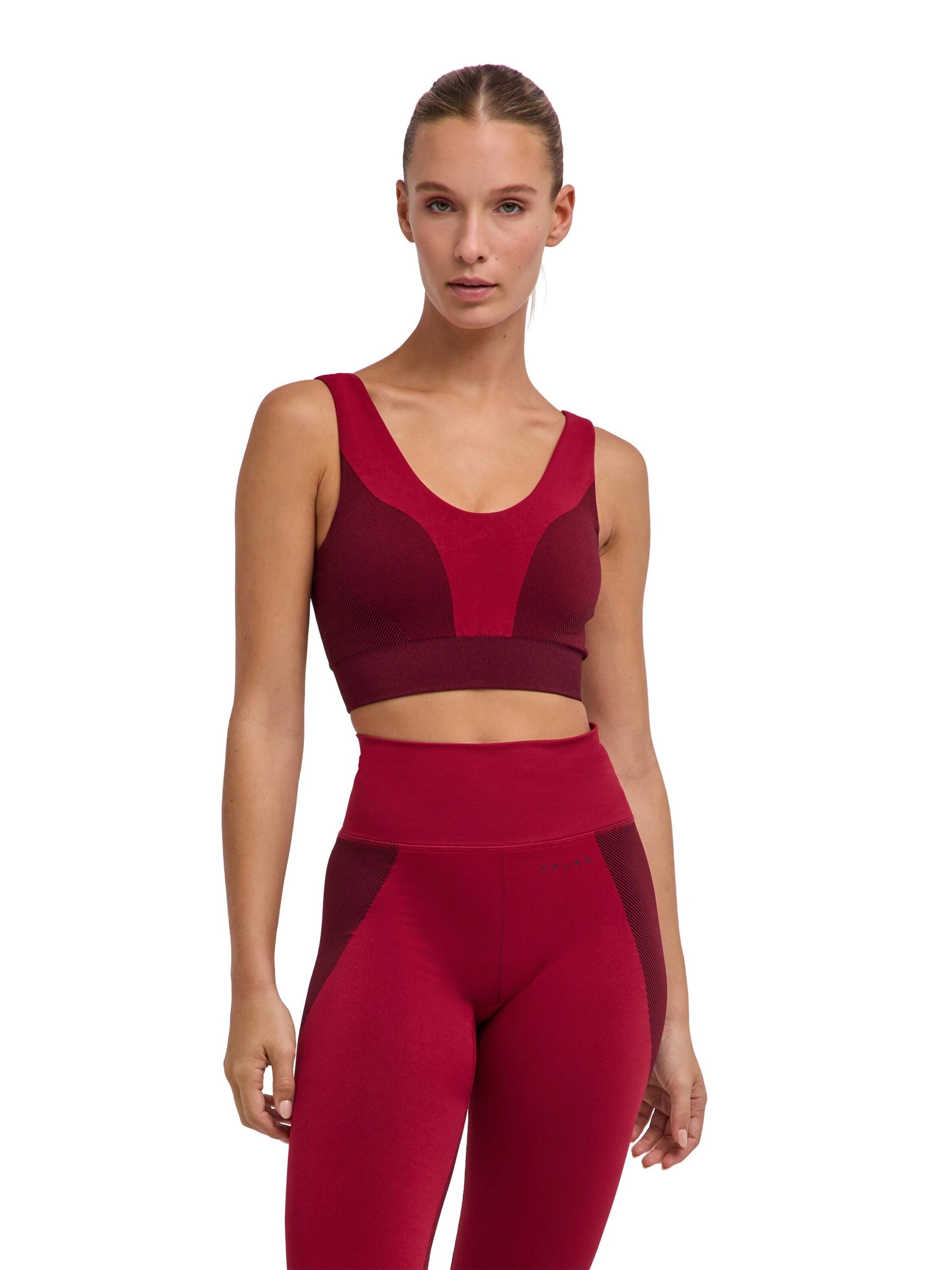 FALKE Sport-BH 'Seamless Shape'‌‌‌‌‌‌‌ in Rot: Vorderseite