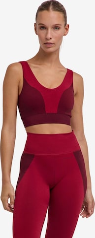 FALKE Sport-BH 'Seamless Shape' in Rot: Vorderseite
