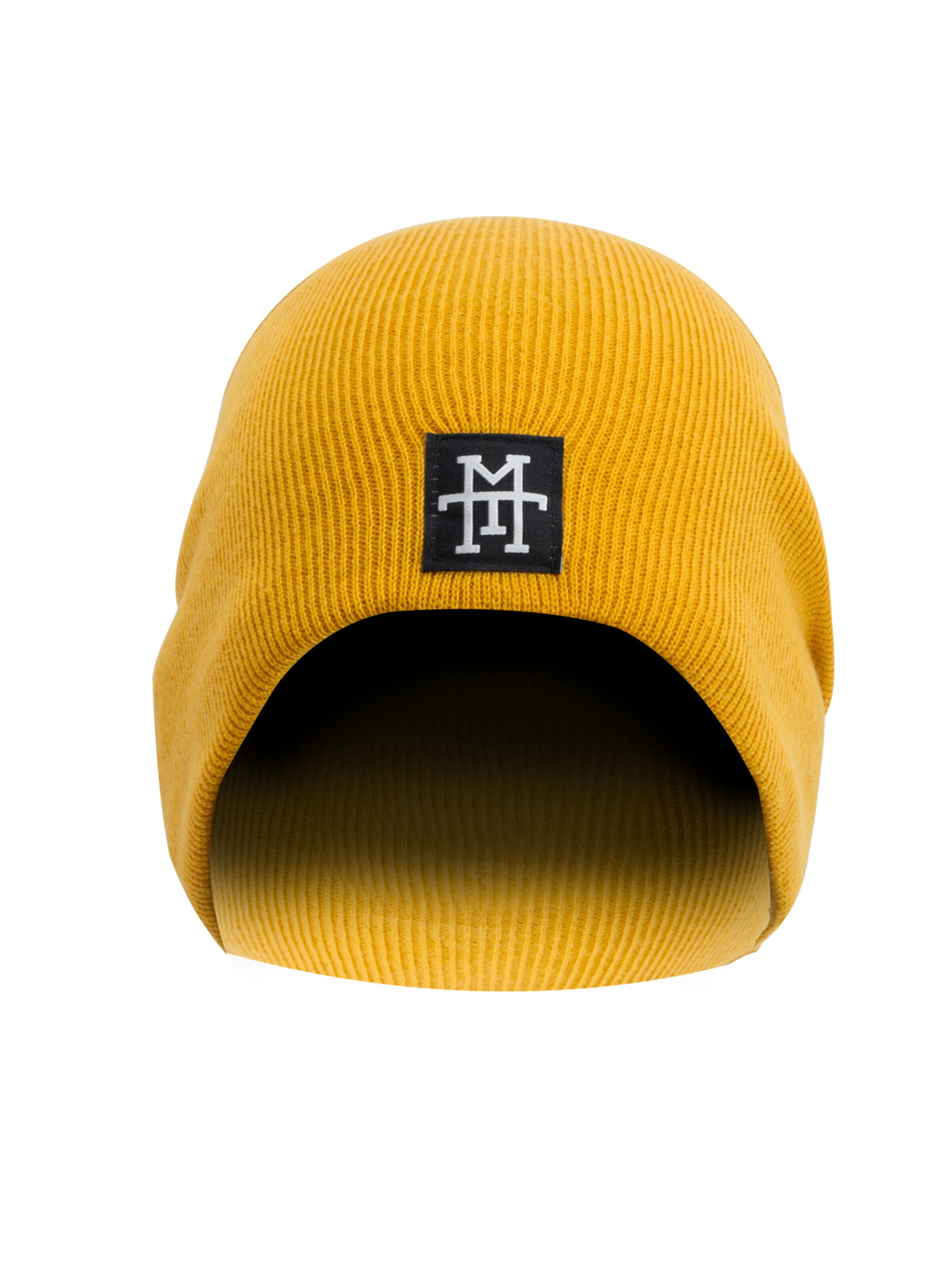 Manufaktur13 Beanie 'Slouch' in Yellow: front