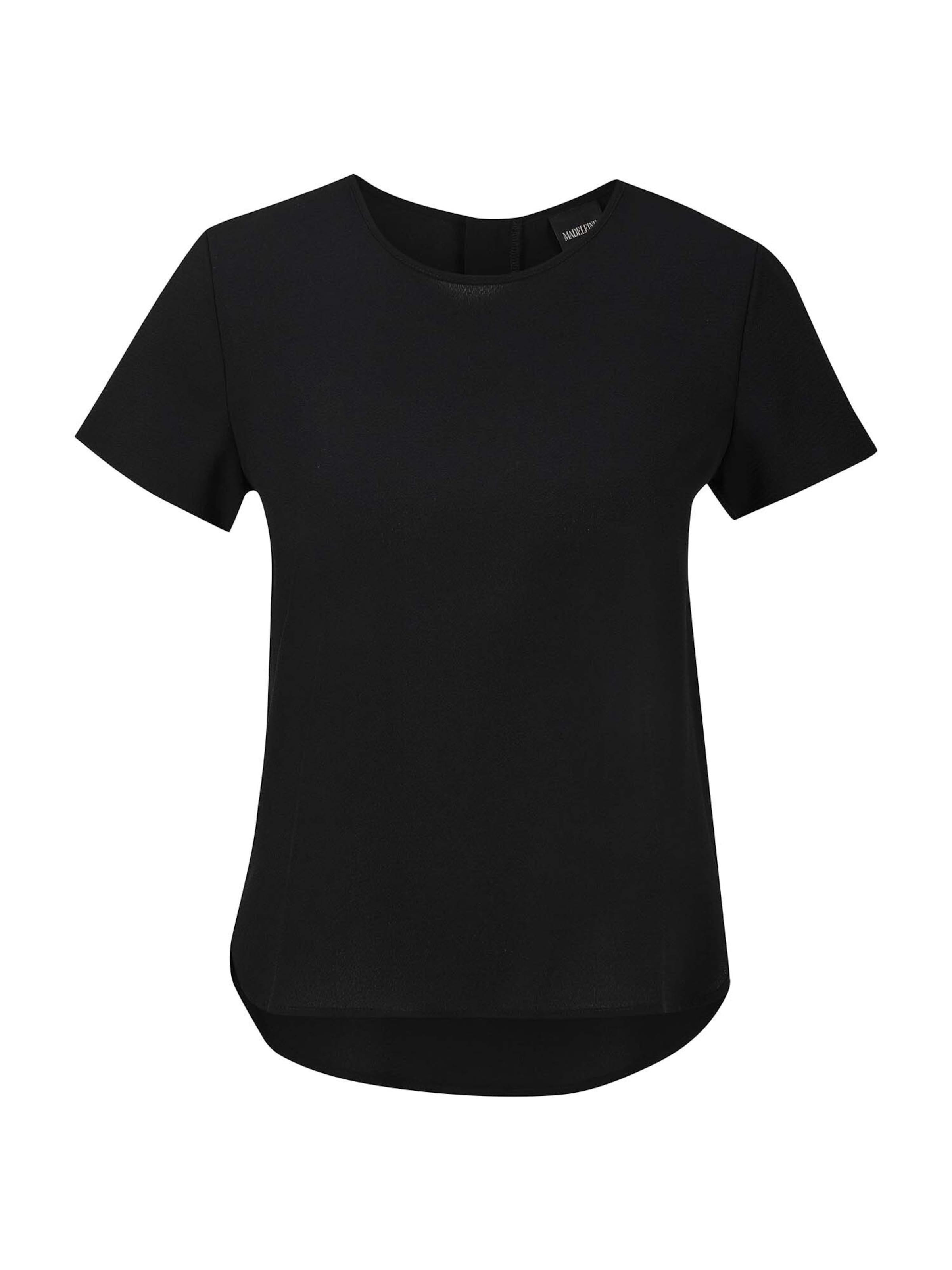 Chemisier MADELEINE en noir : devant