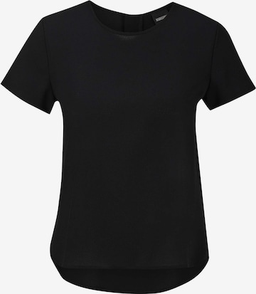 Chemisier MADELEINE en noir : devant