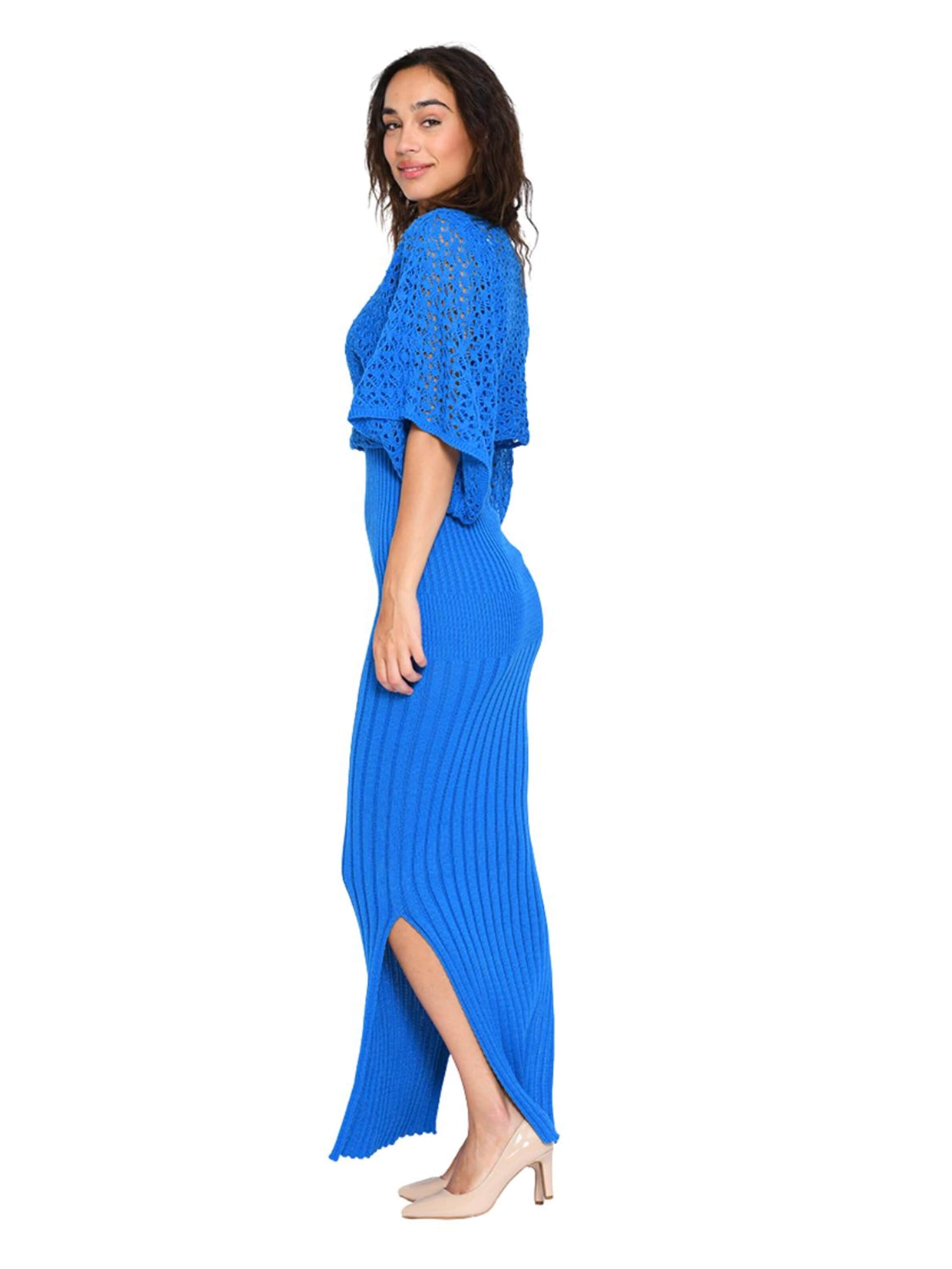 Süel knitwear - Top de punto 'Spider' en azul