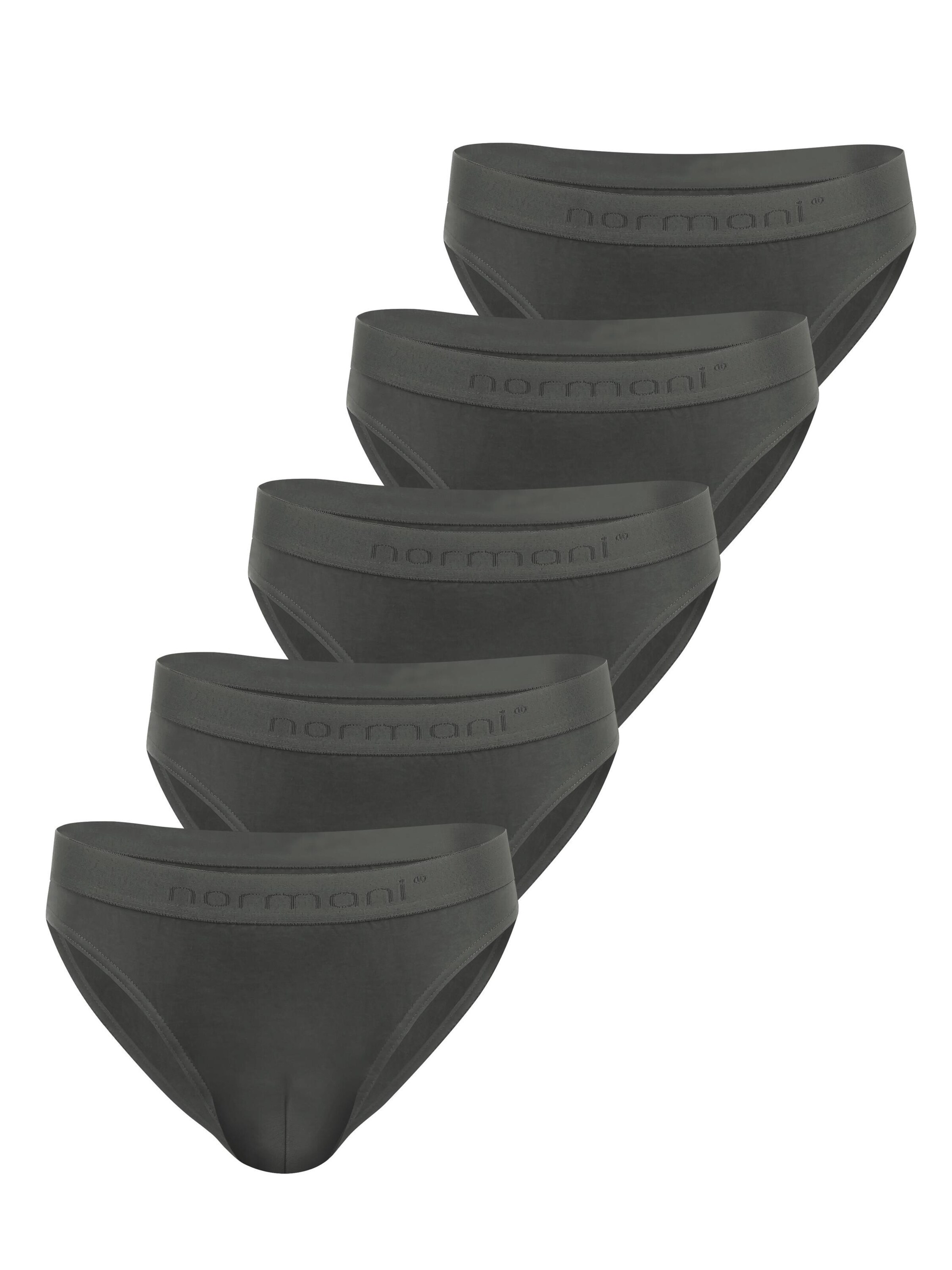 normani Slip 'Sliwen' in Grau: Vorderseite