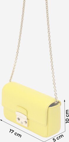 FURLA - Mala de ombro 'METROPOLIS' em amarelo