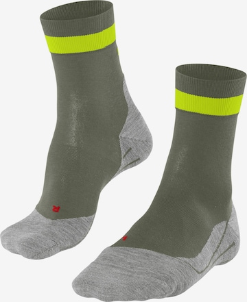 FALKE Athletic Socks 'RU4' in Green: front