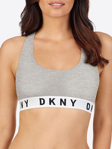 DKNY Intimates Bralette Bra in Grey: front