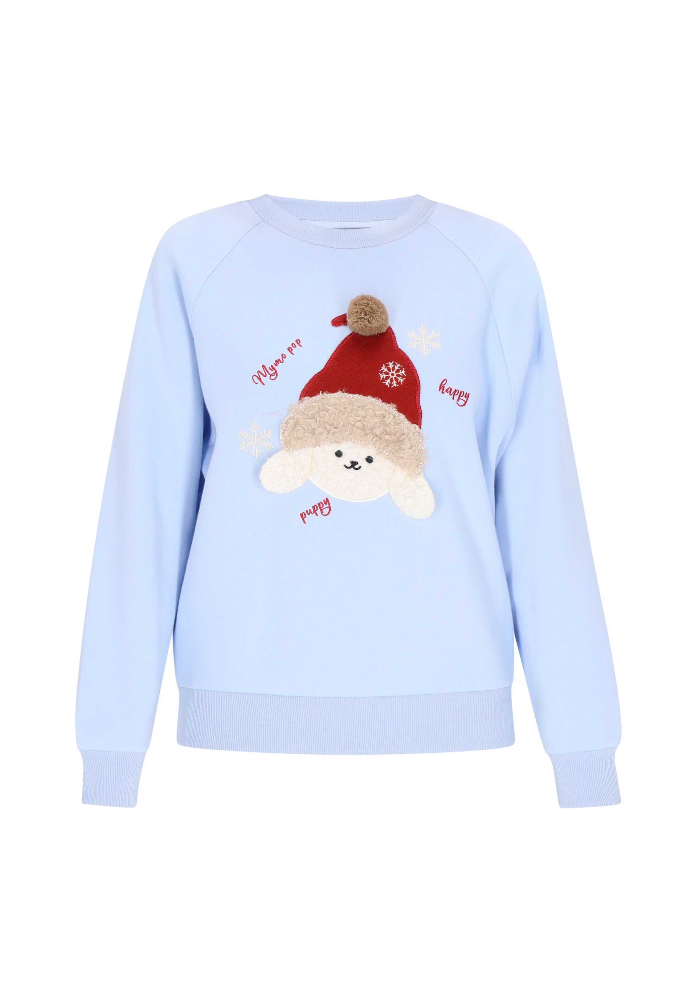 MYMO Sweatshirt 'Pop' in Blue: front