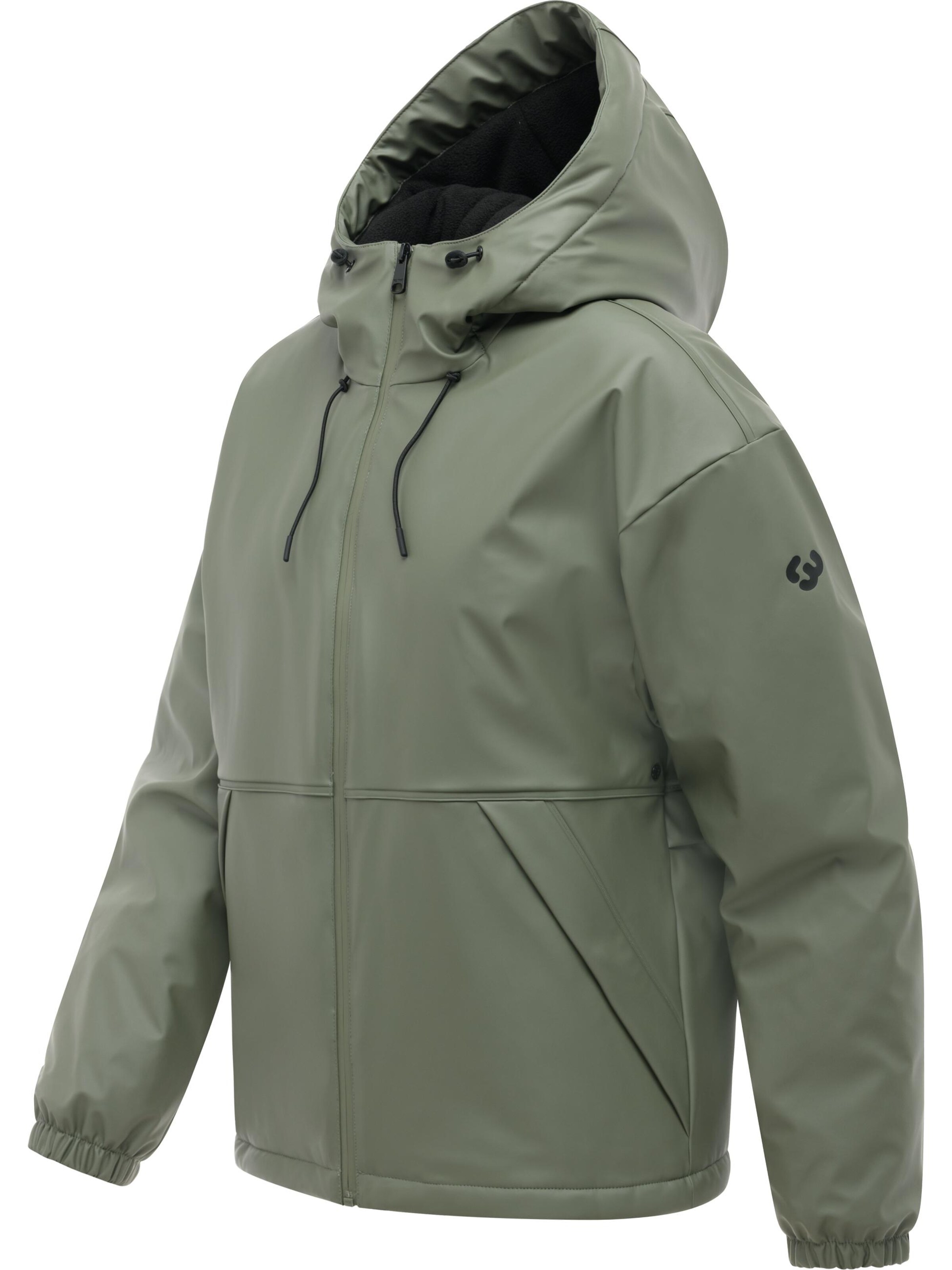 Ragwear Performance Jacket 'Cezzy Rainy Warm Y' in Green