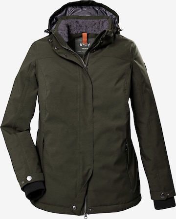 STOY Performance Jacket 'STW 9' in Green: front