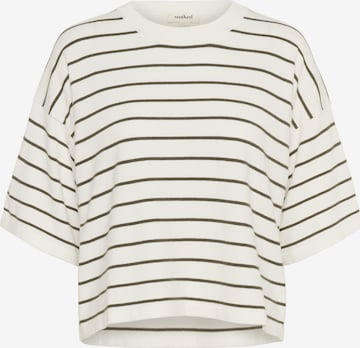 Pulover 'SLSpina' de la SOAKED IN LUXURY pe alb: față